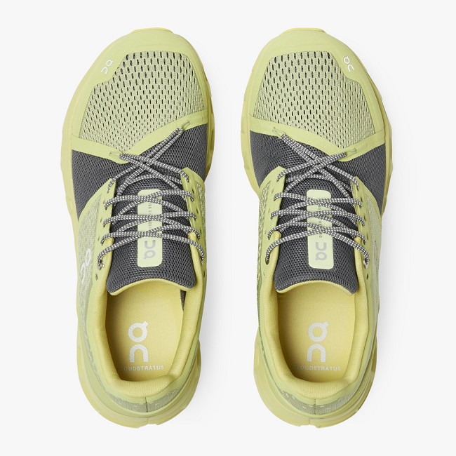 ON Cloudstratus Mens - Men's Road Running Shoes NZ-81509 Pistachio/Grey